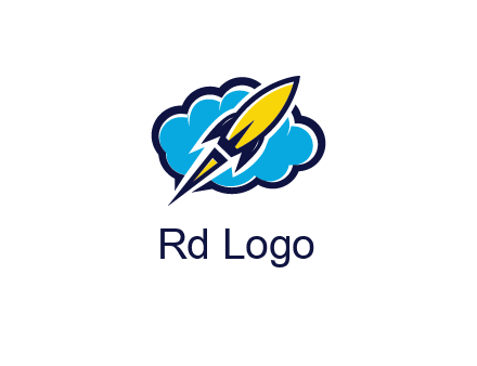 cloud behind rocket
