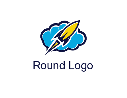 cloud behind rocket