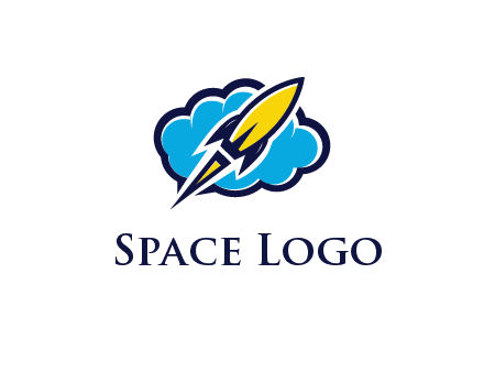 cloud behind rocket