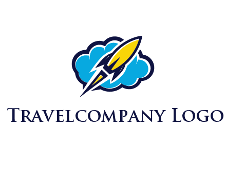 cloud behind rocket