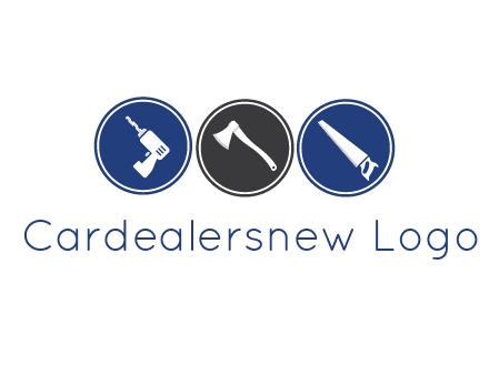 construction hardwares in circles