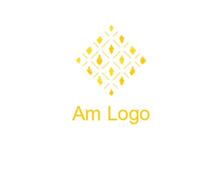leaves in tile shape symbol
