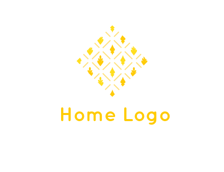 leaves in tile shape symbol