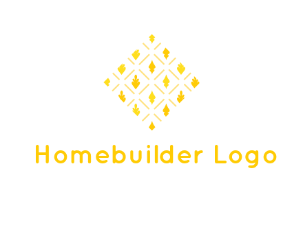 leaves in tile shape symbol