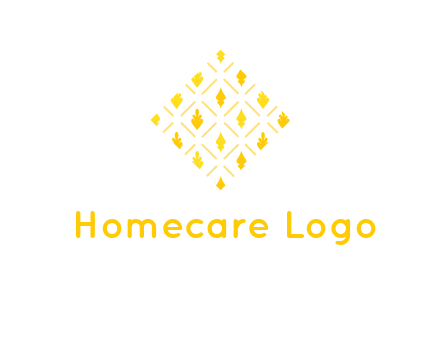 leaves in tile shape symbol