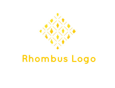 leaves in tile shape symbol