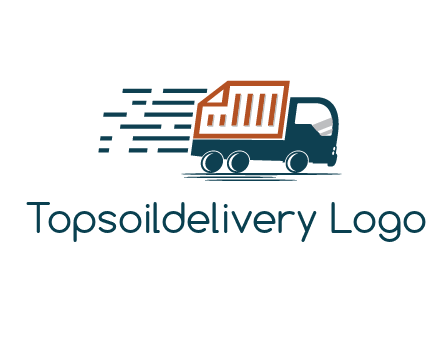 document behind truck with speedy lines