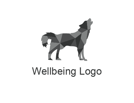 polygonal pattern in wolf