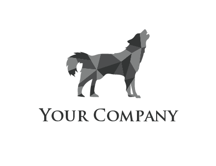 polygonal pattern in wolf