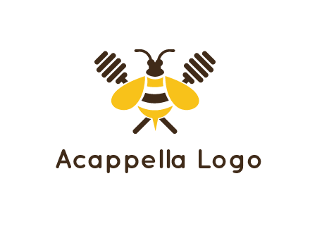 honey dipper behind honey bee