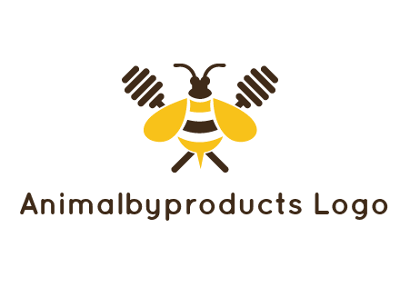 honey dipper behind honey bee
