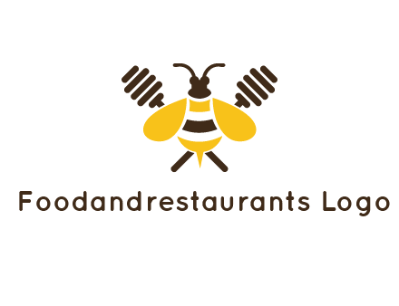 honey dipper behind honey bee