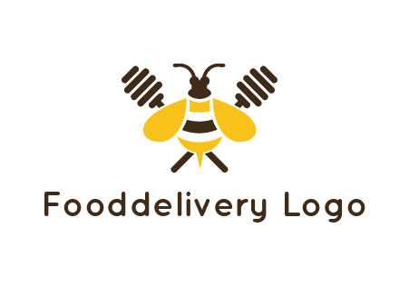 honey dipper behind honey bee