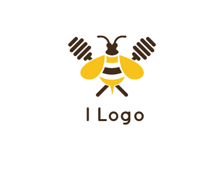 honey dipper behind honey bee