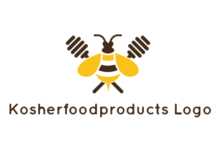 honey dipper behind honey bee