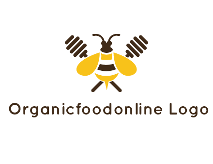 honey dipper behind honey bee