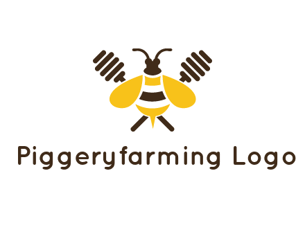 honey dipper behind honey bee