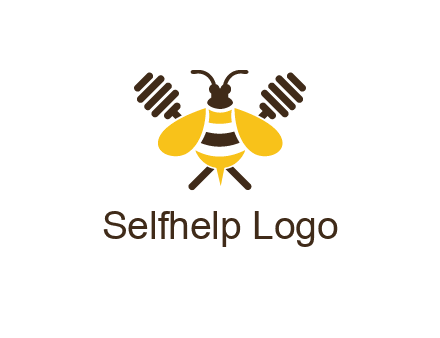 honey dipper behind honey bee