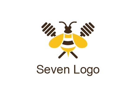 honey dipper behind honey bee