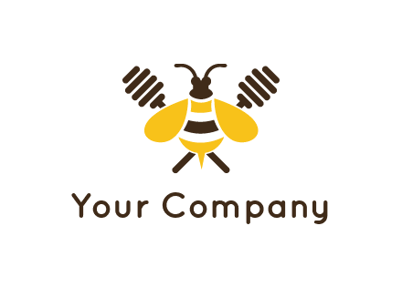 honey dipper behind honey bee