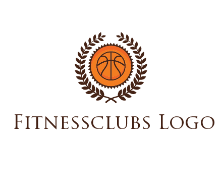 basketball in leaves