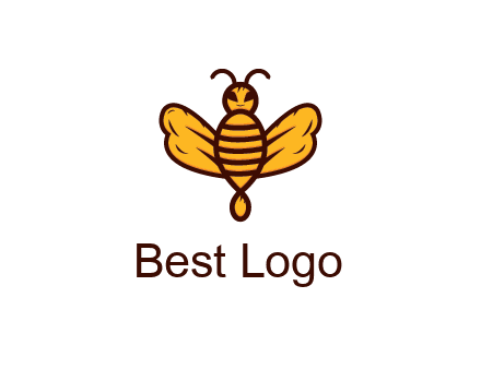 abstract honeybee with face