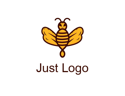 abstract honeybee with face