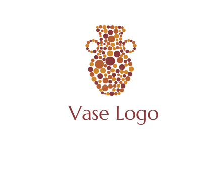 Dotted vase logo