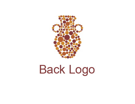 Dotted vase logo