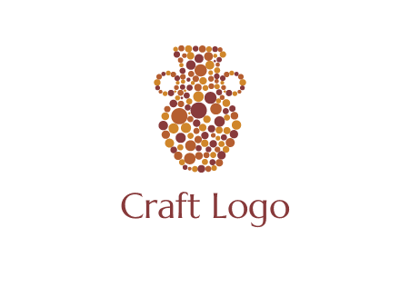Dotted vase logo