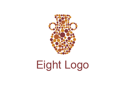 Dotted vase logo