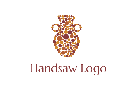 Dotted vase logo