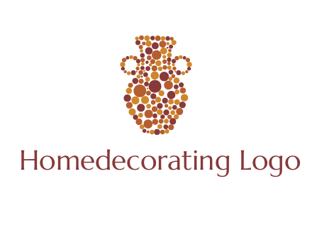 Dotted vase logo