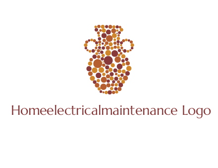 Dotted vase logo
