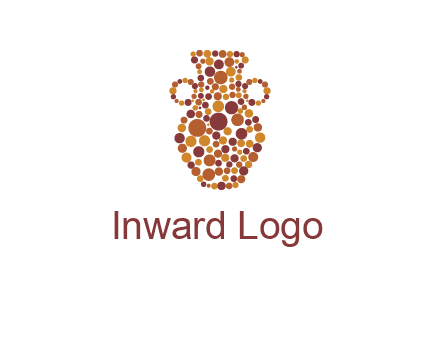 Dotted vase logo