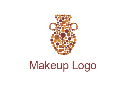 Dotted vase logo