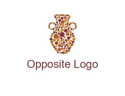 Dotted vase logo