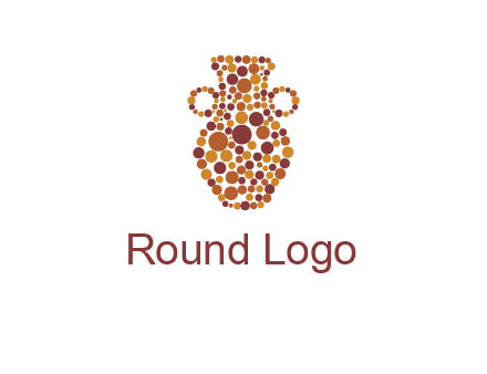 Dotted vase logo
