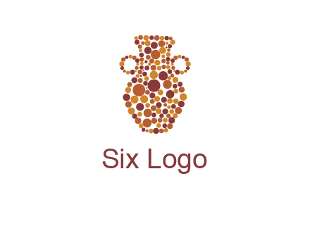 Dotted vase logo