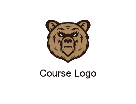 angry bear face