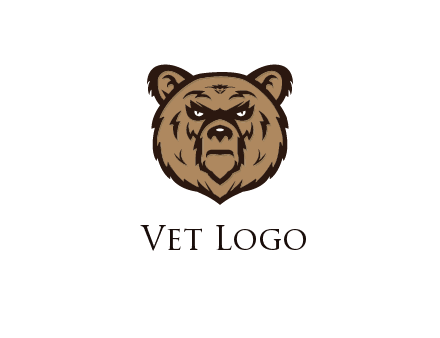 angry bear face
