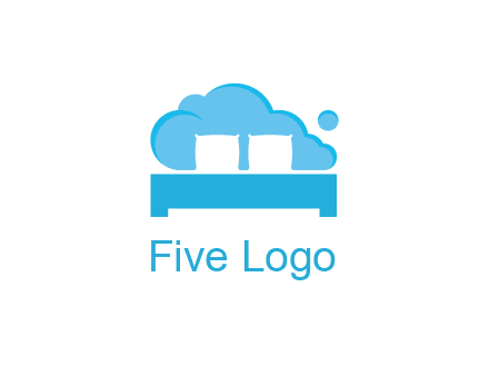 negative spacing pillows in cloud forming bed