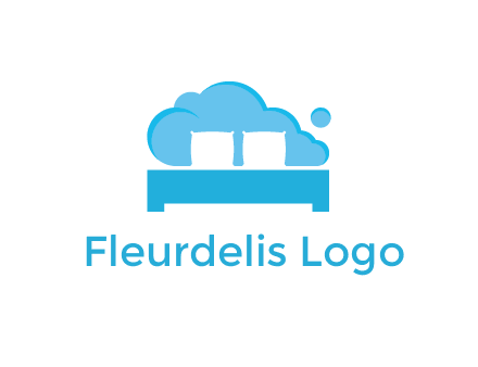 negative spacing pillows in cloud forming bed