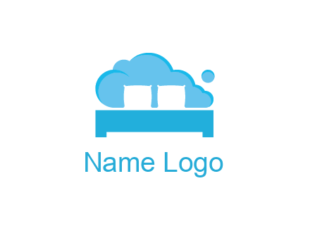 negative spacing pillows in cloud forming bed