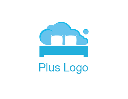 negative spacing pillows in cloud forming bed