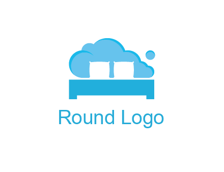 negative spacing pillows in cloud forming bed