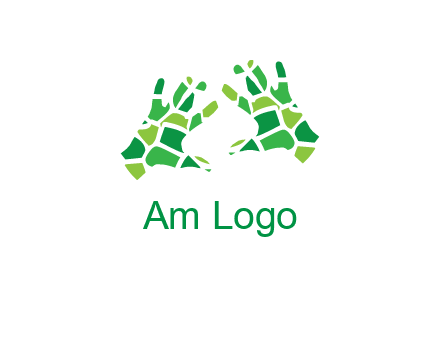 mosaic hands logo
