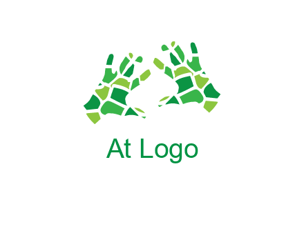 mosaic hands logo