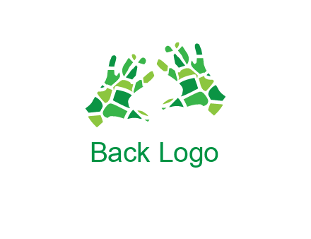 mosaic hands logo