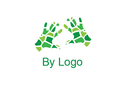 mosaic hands logo